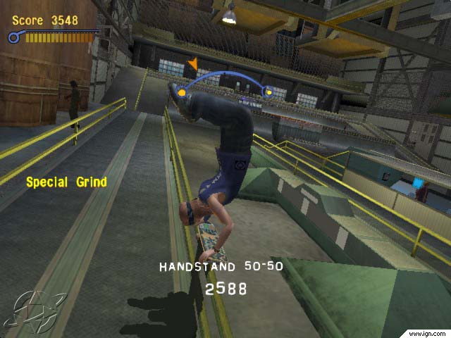 Tony Hawk's Pro Skater 3 (PS1) - Grind The Line Suburbia 